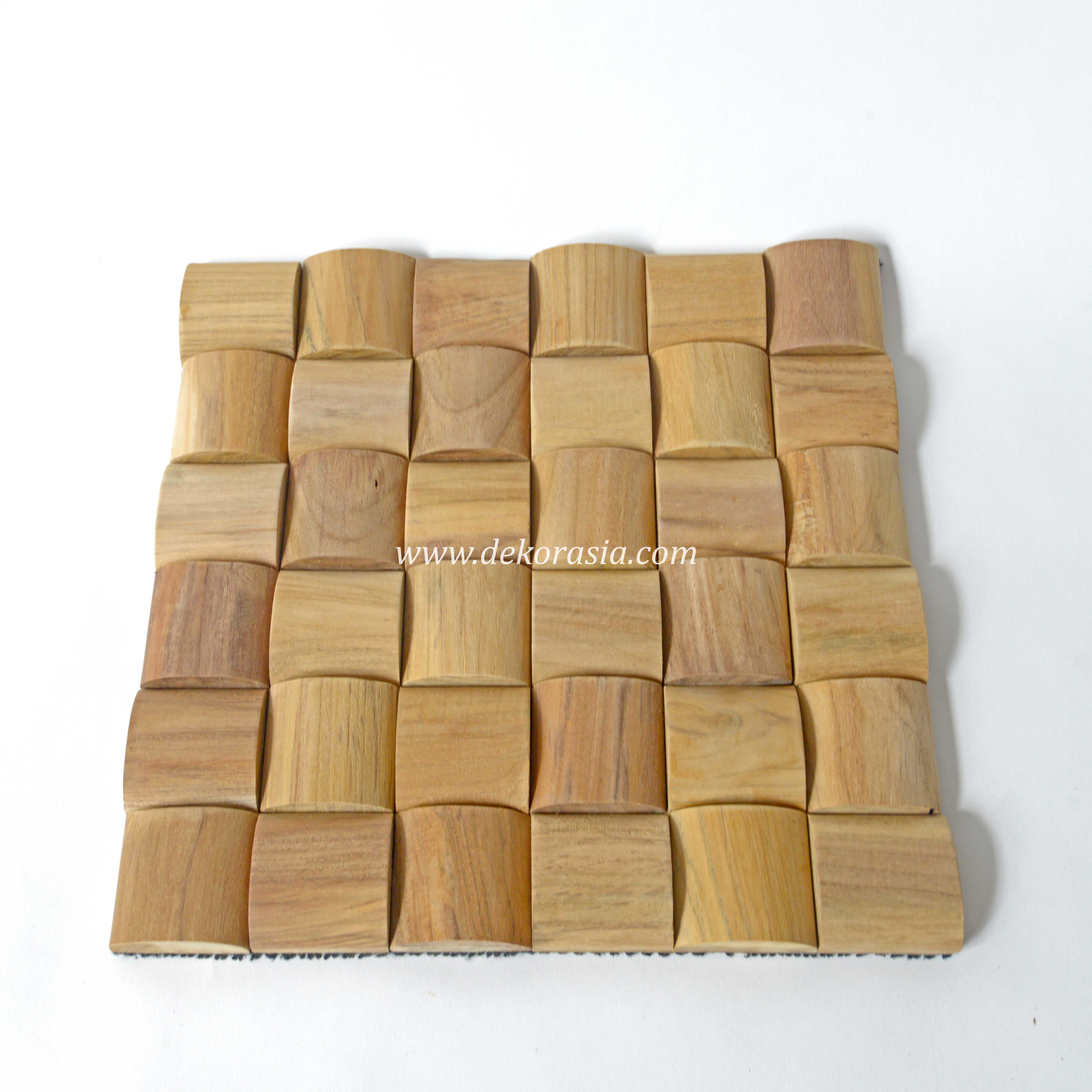 Wood Wall Cladding High Quality 3D Wood Wall Cladding Indoor Decoration, Log Teak Wall Cladding